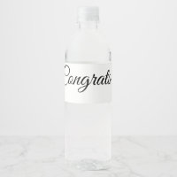 Simple minimal congratulations add your text name