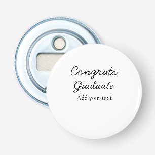 Simple minimal congratulations graduation add your bottle opener
