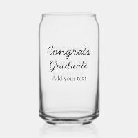 Simple minimal congratulations graduation add your