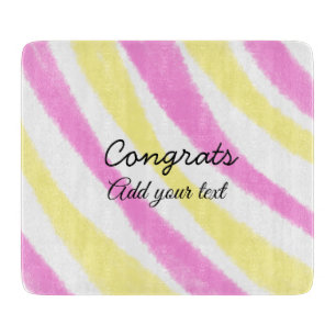 Simple minimal congratulations graduation add your cutting board