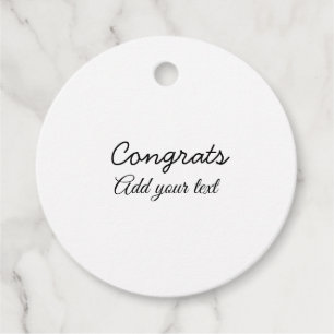 Simple minimal congratulations graduation add your favour tags