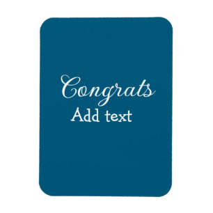 Simple minimal congratulations graduation add your magnet