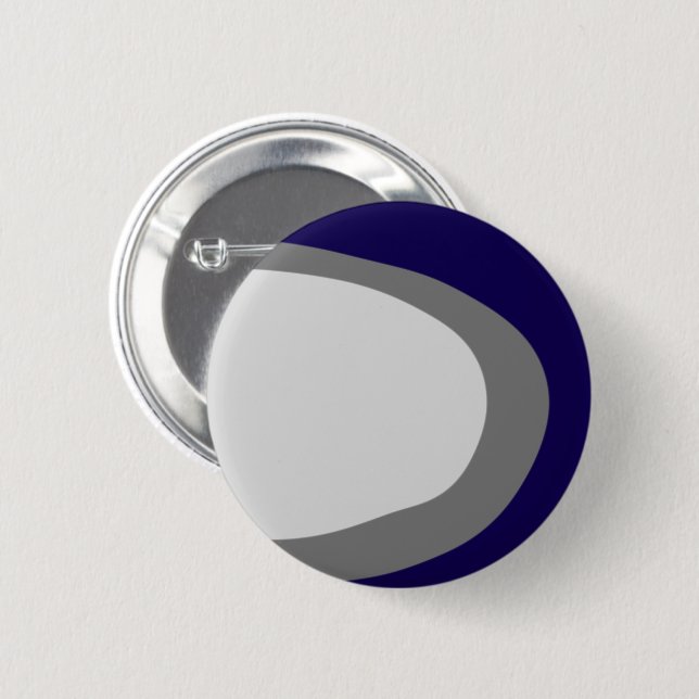 simple minimal custom add your logo address websit 2 inch round button (Front & Back)