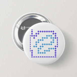 simple minimal custom add your logo address websit 2 inch round button