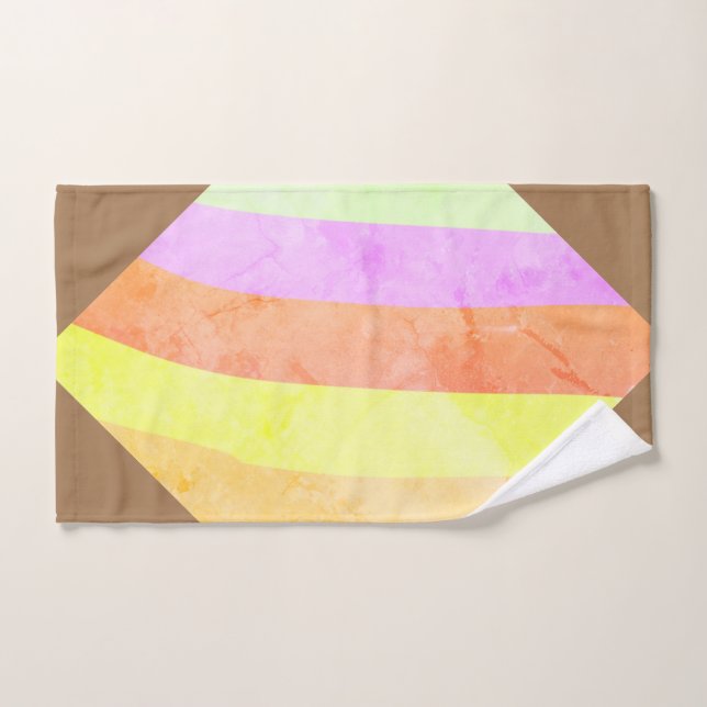 simple minimal custom add your logo address websit hand towel (Hand Towel)