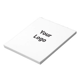 simple minimal custom add your logo address websit notepad