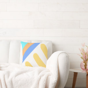simple minimal custom add your logo address websit throw pillow