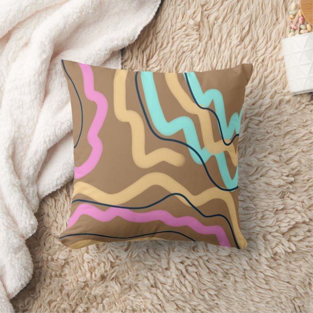 simple minimal custom add your logo address websit throw pillow (Blanket)