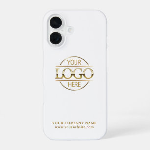 Simple Minimal Custom Business Company Logo iPhone 16 Case