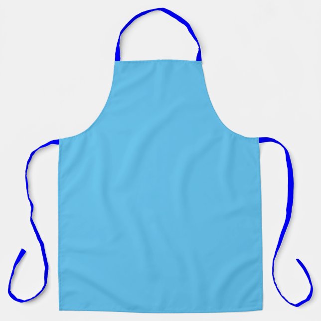 simple minimal custom watercolor add logo website  apron (Front)