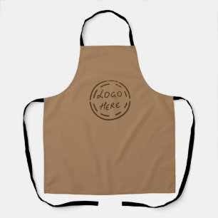 simple minimal custom watercolor add logo website apron