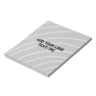 simple minimal custom watercolor add logo website notepad