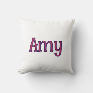 simple minimal customized name monogram classic    throw pillow