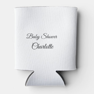 SIMPLE MINIMAL.CUTIE ADD NAME BABY baby shower Thr Can Cooler