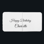 SIMPLE MINIMAL.CUTIE ADD NAME BABY happy birthday  Beer Pong Table<br><div class="desc">Design</div>
