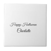 SIMPLE MINIMAL.CUTIE ADD NAME BABY happy Halloween
