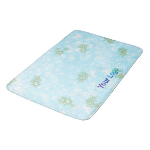 Simple minimal elegant custom logo here company b bath mat