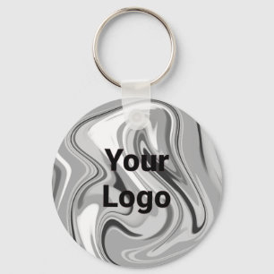 Simple minimal elegant custom logo here company  b keychain