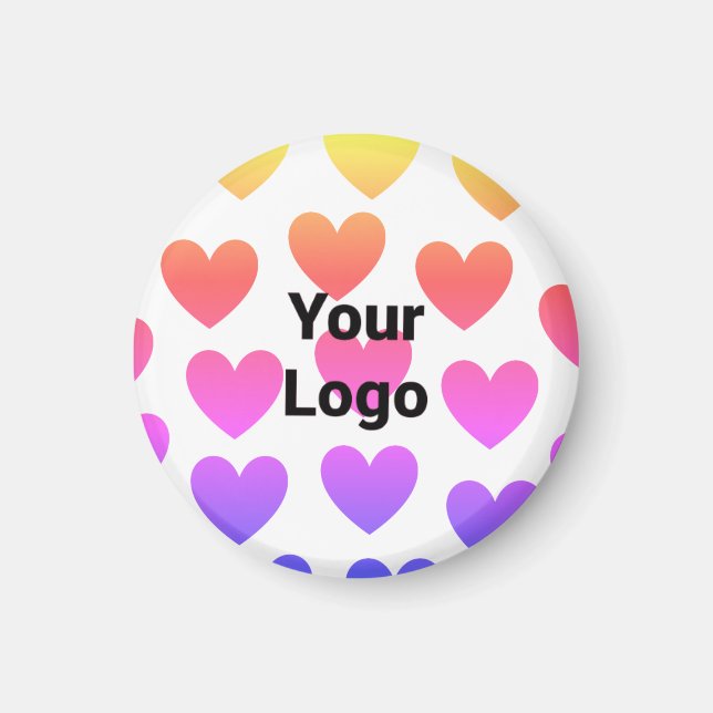 Simple minimal elegant custom logo here company  b magnet (Front)