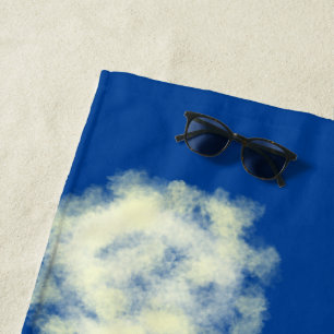 Simple minimal elegant custom logo here company beach towel
