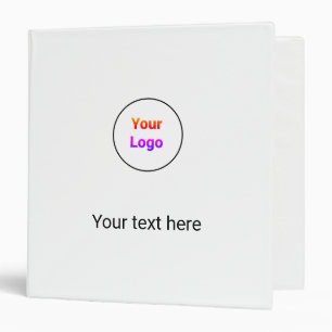Simple minimal elegant custom logo here company  binder