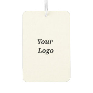 Simple minimal elegant custom logo here company c air freshener