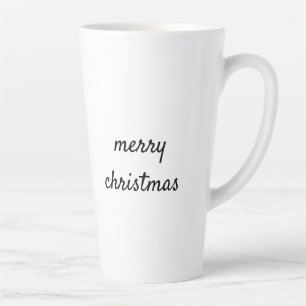 Simple minimal elegant custom logo here company  c latte mug