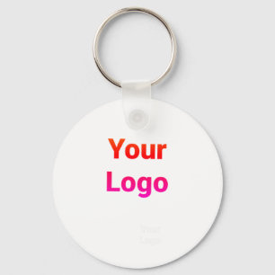 Simple minimal elegant custom logo here company cl keychain