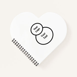 Simple minimal elegant custom logo here company cl notebook