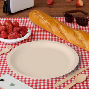 Simple minimal elegant custom logo here company cl paper plate