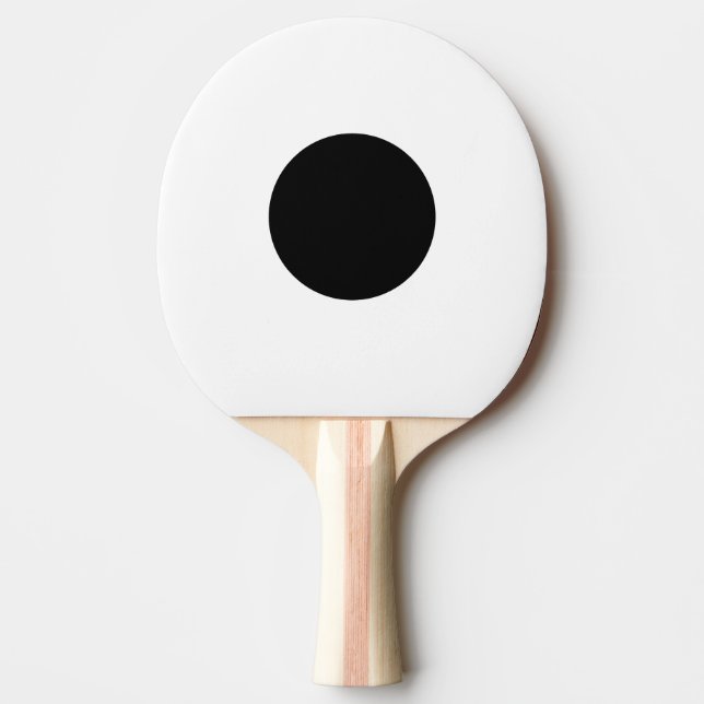 Simple minimal elegant custom logo here company cl ping pong paddle (Front)