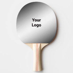 Simple minimal elegant custom logo here company cl ping pong paddle
