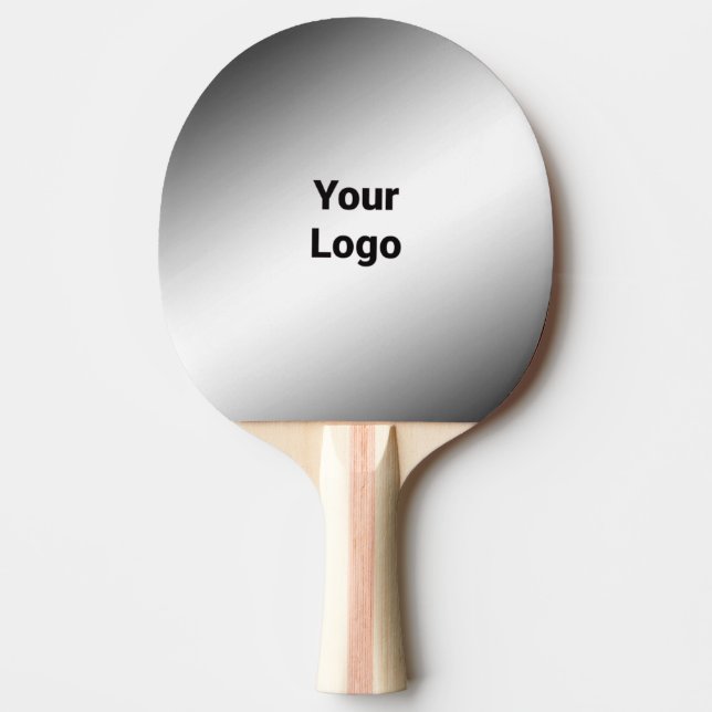 Simple minimal elegant custom logo here company cl ping pong paddle (Front)