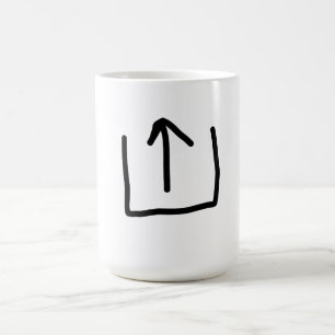 Simple minimal elegant custom logo here company coffee mug