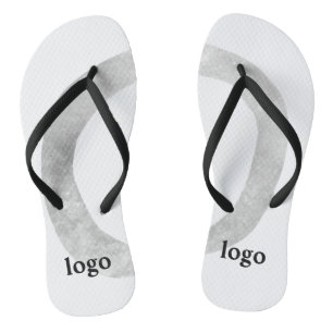 Simple minimal elegant custom logo here company  f flip flops