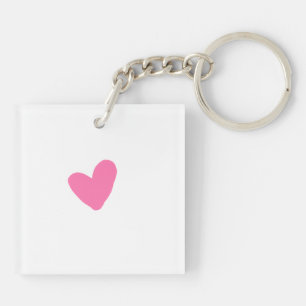 Simple minimal elegant custom logo here company g keychain