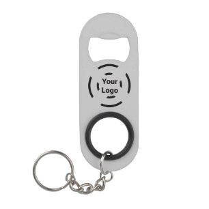 Simple minimal elegant custom logo here company g keychain bottle opener