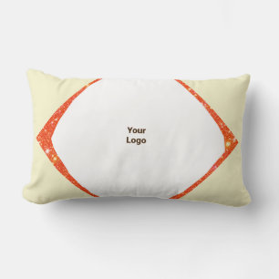 Simple minimal elegant custom logo here company  g lumbar pillow
