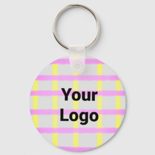 Simple minimal elegant custom logo here company  k keychain