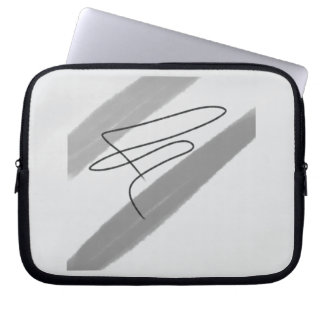 Simple minimal elegant custom logo here company    laptop sleeve