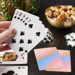 Simple minimal elegant custom logo here company p playing cards