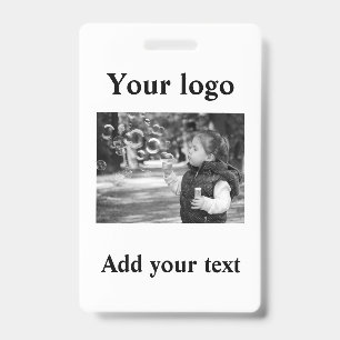 Simple minimal elegant custom logo here company ph badge