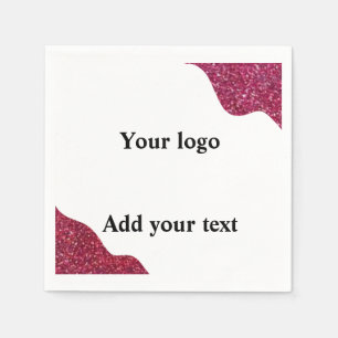 Simple minimal elegant custom logo here company ph napkin