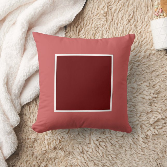 Simple minimal elegant custom logo here company ph throw pillow (Blanket)
