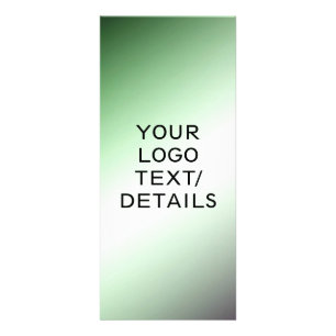 Simple minimal elegant custom logo here company rack card