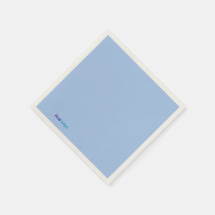 Simple minimal elegant custom logo here company t  napkin