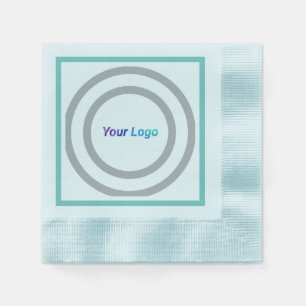Simple minimal elegant custom logo here company t  napkin