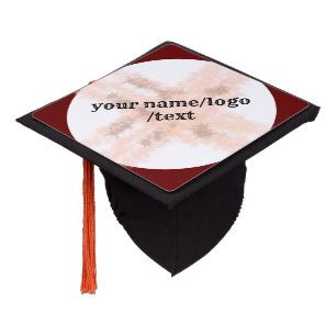 Simple minimal elegant custom logo here company th graduation cap topper