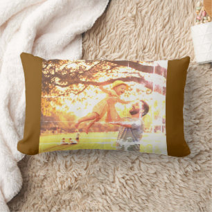 Simple minimal elegant custom logo here company th lumbar pillow