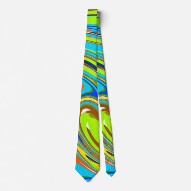 Simple minimal elegant custom logo here company th tie (Front)